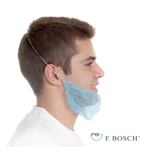 F. Bosch Beard Mask Non-Woven, Blue