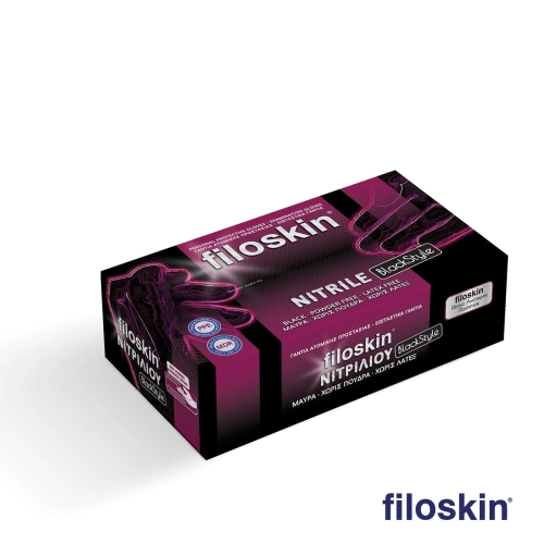 Filoskin BlackStyle nitrile gloves powder-free
