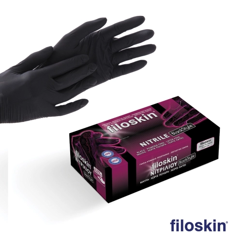 Filoskin BlackStyle nitrile gloves powder-free
