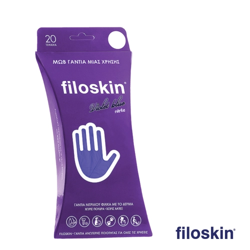Filoskin Violet Blue nitrile gloves powder-free