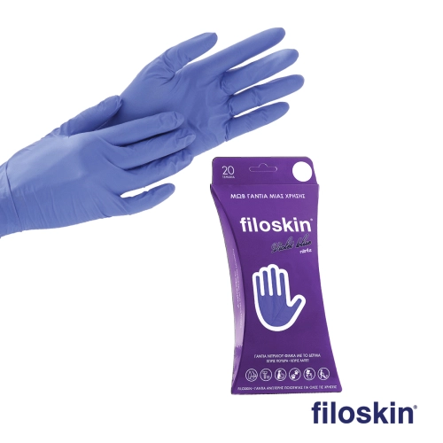 Filoskin Violet Blue nitrile gloves powder-free