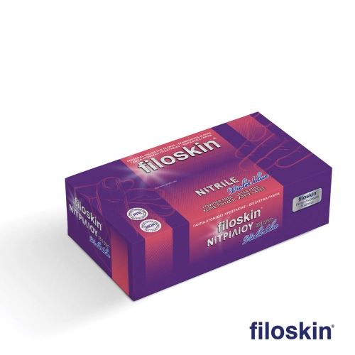 Filoskin Violet Blue nitrile gloves powder-free