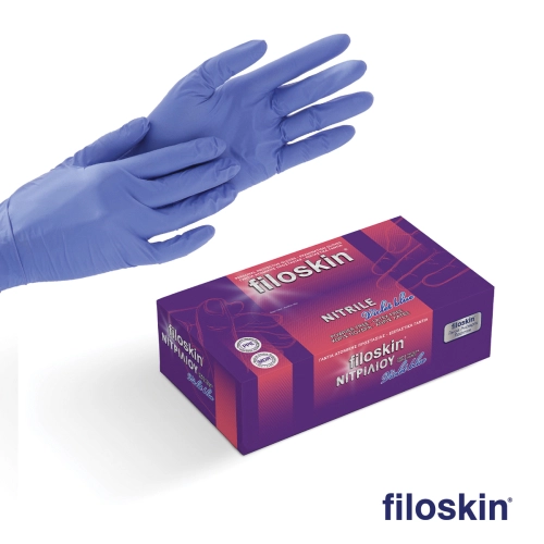 Filoskin Violet Blue nitrile gloves powder-free
