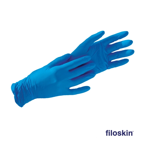Filoskin nitrile gloves blue powder-free