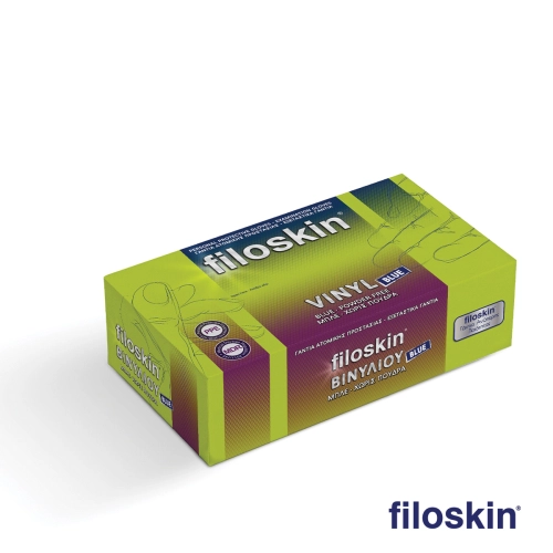 Filoskin βινύλιο μπλε χωρίς πούδρα