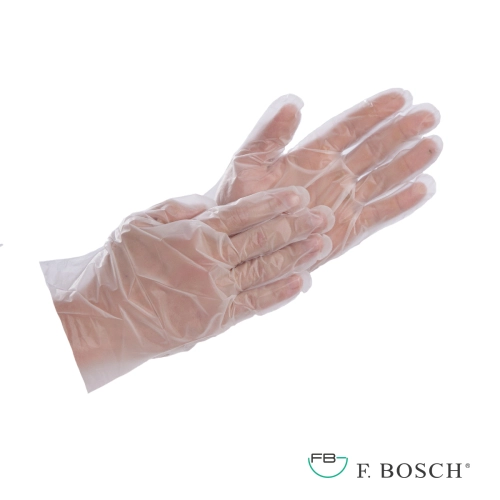 F. Bosch γάντια μιας χρήσης θερμοπλαστικά (TPE), διάφανα