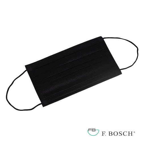 F. Bosch Μάσκα Προσώπου 3 φύλλων, Μαύρη