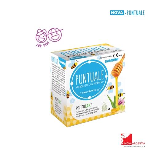 Nova Puntuale microenemas with propolis for kids