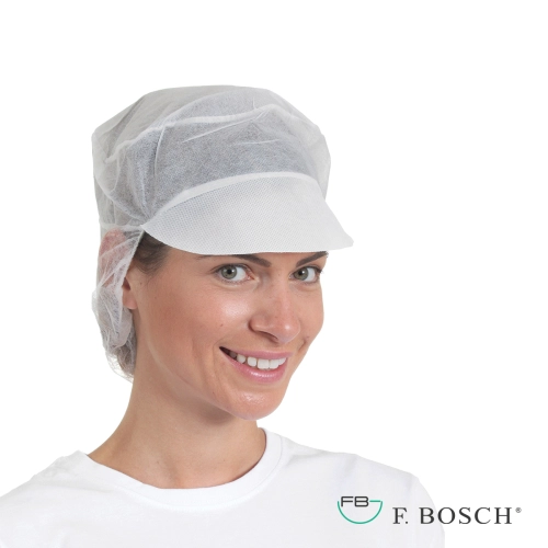 F. Bosch Σκουφάκι με γείσο Non Woven (Με Φιλέ) 