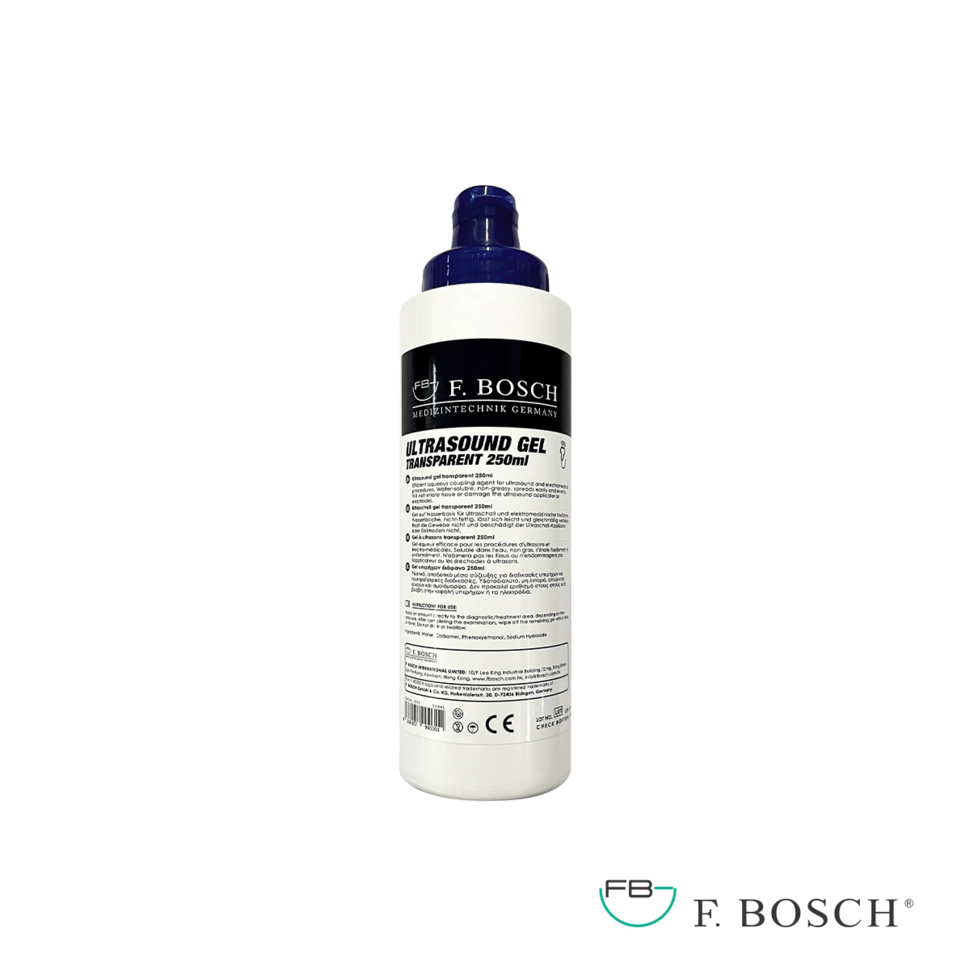 F. Bosch gel υπερήχων, διάφανο 250ml