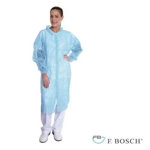 F. Bosch Ρόμπα Επισκέπτη Non - Woven με Αυτοκόλλητο Μπλε XXL
