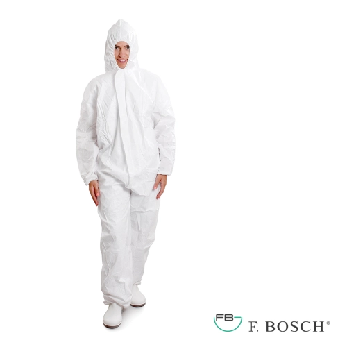 F. Bosch Φόρμα Ολόσωμη Τύπου 5+6 (χωρίς ταινία) Λευκή XXL