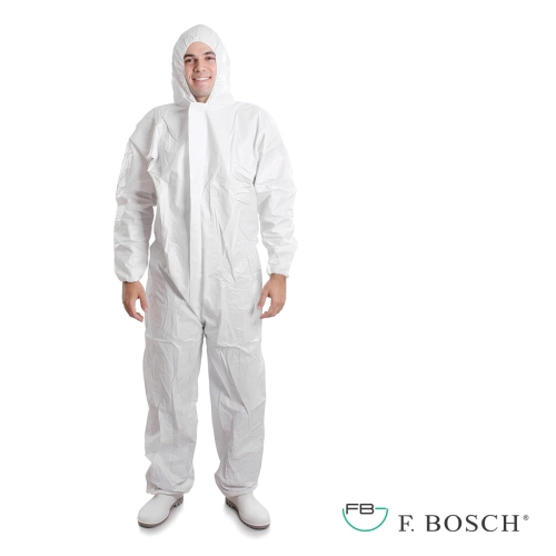 F. Bosch Φόρμα Ολόσωμη Τύπου 5+6 (χωρίς ταινία) Λευκή XL