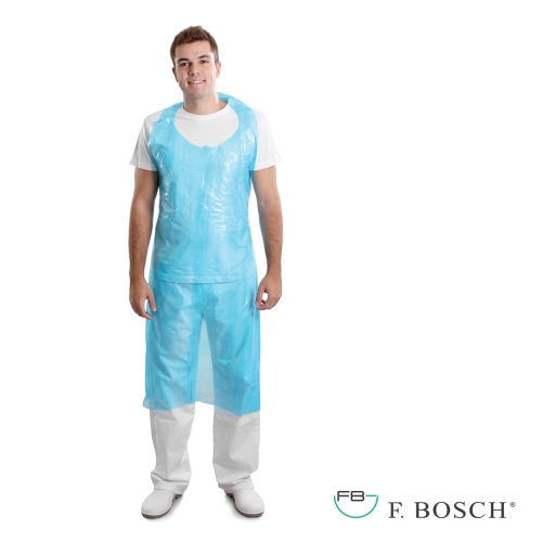 F. Bosch Ποδιά Mιας Xρήσης Πλαστική Mπλε