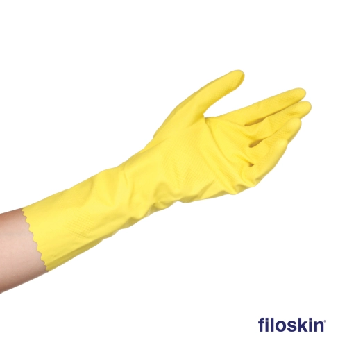 Filoskin latex yellow general use gloves