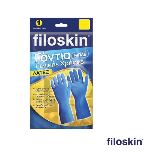 Filoskin λάτεξ, γενικής χρήσης, μπλε