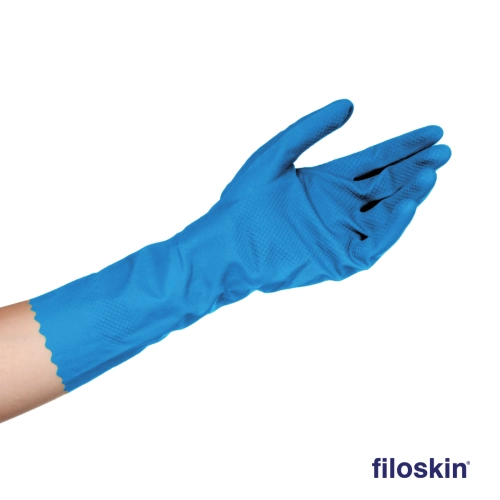 Filoskin latex blue general use gloves