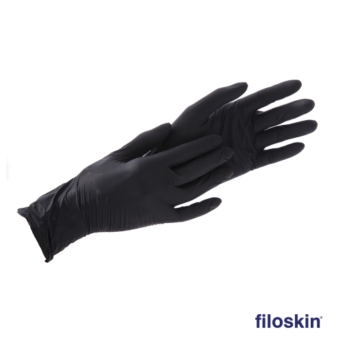 Filoskin BlackStyle nitrile gloves black powder-free